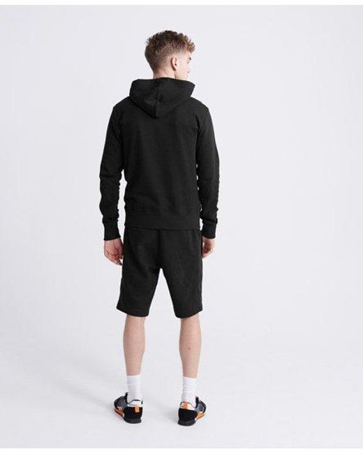 Superdry Black Core Sport Overhead Hoodie for men