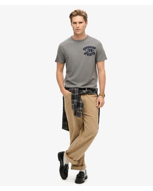 Superdry Gray & Co Vintage Athletic Short Sleeve T-shirt for men