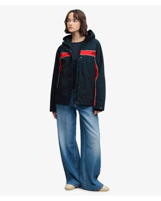 Superdry Blue & Co Vintage Hooded Wind Jacket