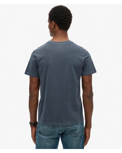 Superdry Blue & Co Classic Essential Pocket T-shirt for men