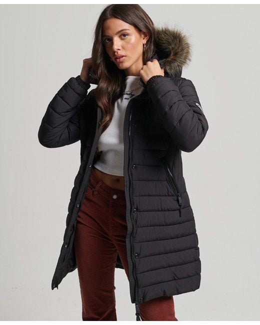 Hooded Mid-Length Jacket for Women