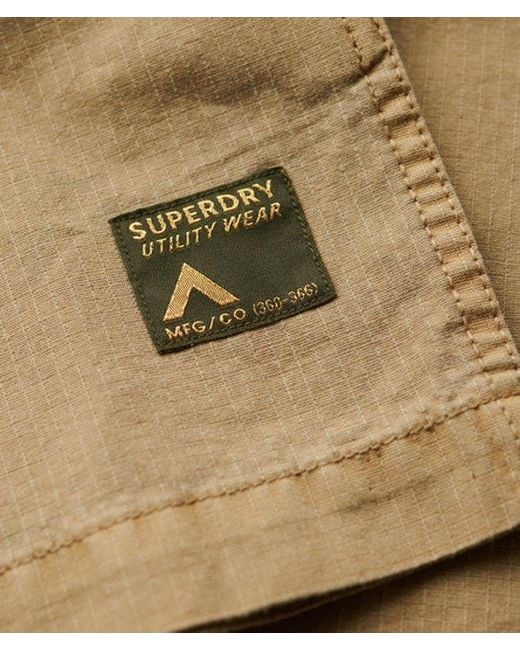 Superdry Natural & Co Military Long Sleeve Overshirt for men