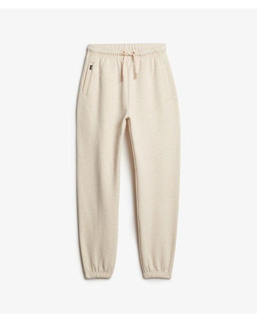 Superdry Natural Essential Logo Half Brushed joggers