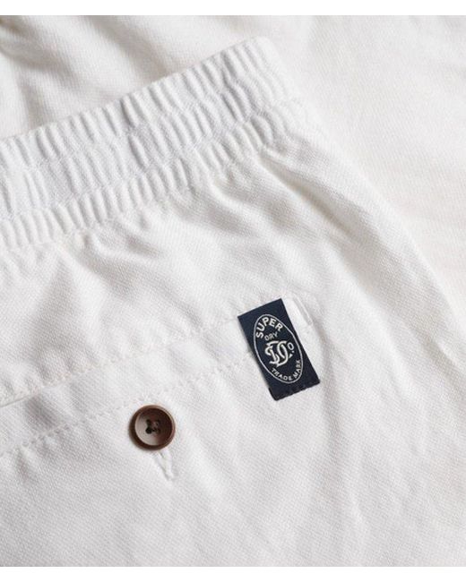 Superdry Natural & Co The Merchant Store- Linen Shorts for men
