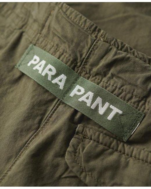 Superdry Green baggy Parachute Pants