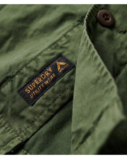 Superdry Green & Co Military Overshirt Jacket for men