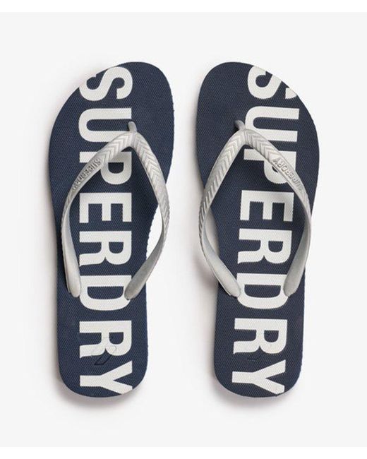 Superdry Blue Code Essential Flip Flops