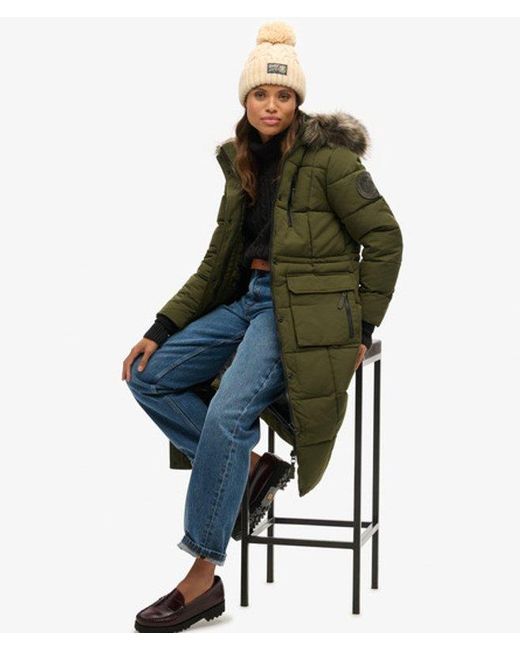 Superdry Natural & Co Cable Knit Chunky Beanie Hat