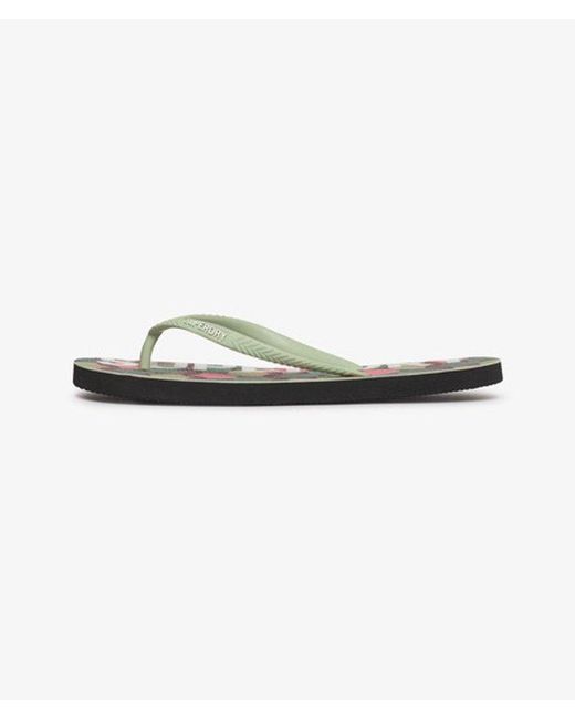 Superdry White & Co Logo Flip Flops