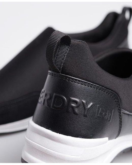 Superdry Blue Edit Scandi Slip On Runner Trainers