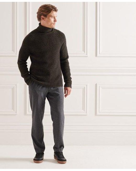 dark grey roll neck