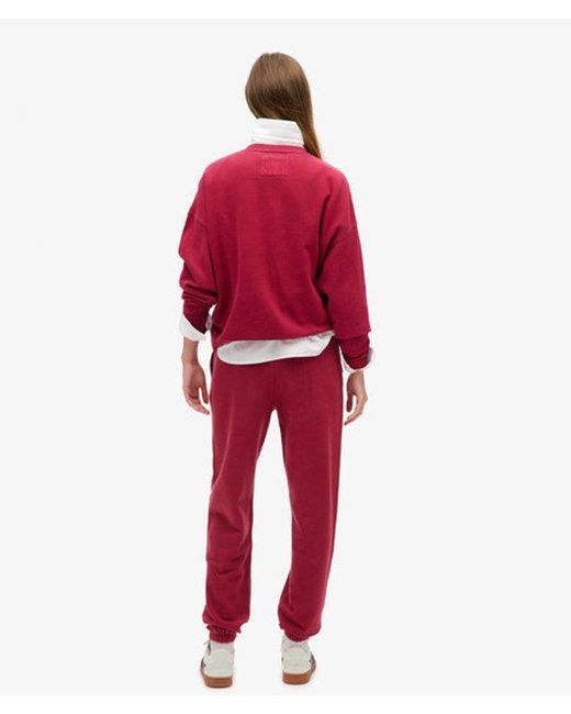 Superdry Red & Co Athletic Essentials Boyfriend jogger