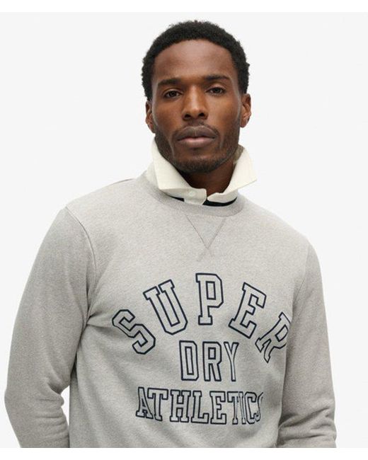 Superdry Gray & Co Athletic Printed Sweatshirt for men