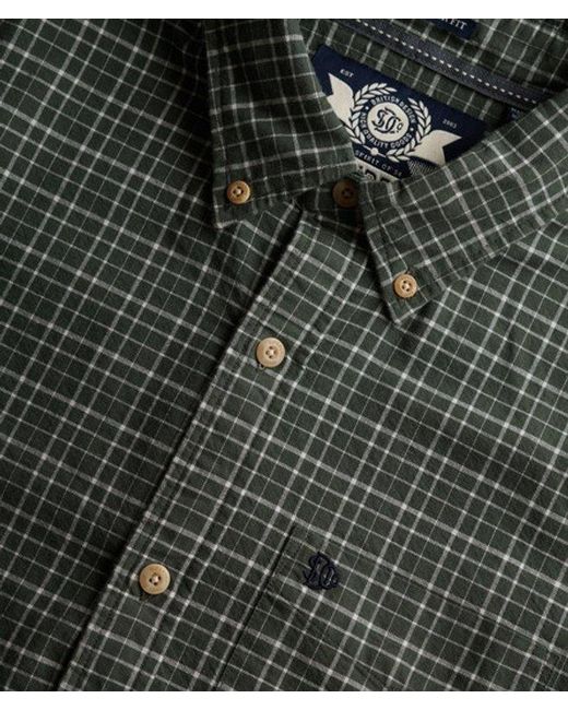 Superdry Green & Co Premium Check Oxford Shirt for men
