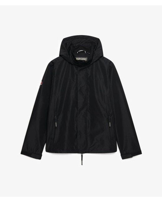 Superdry Shell Jas Met Capuchon in het Black voor heren
