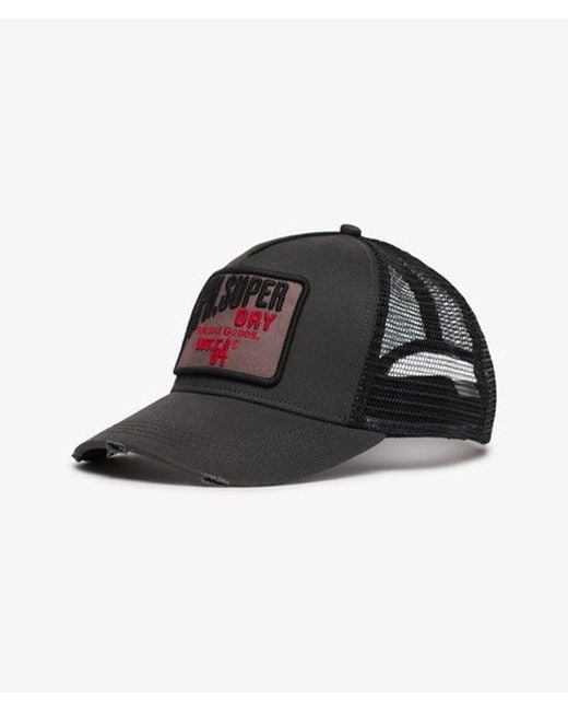Femme Casquette Camionneur En Velours Dirt Road Taille: 1Taille Superdry en coloris Black
