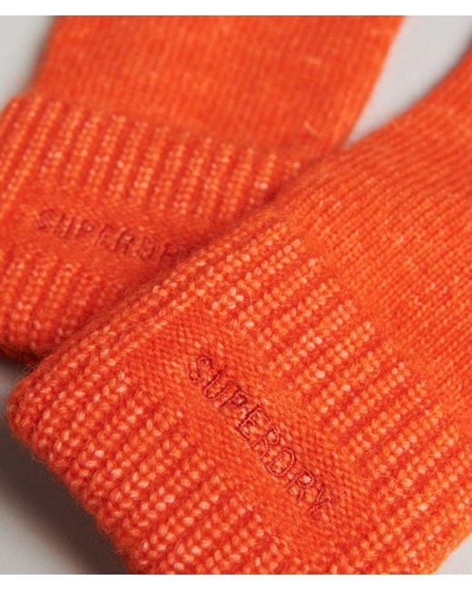 Superdry Orange & Co Essential Ribbed Gloves