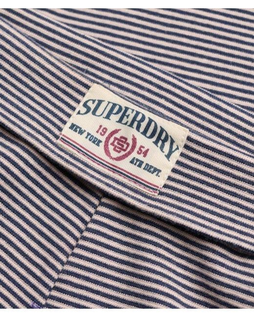 Superdry Blue & Co Athletic Essentials Stripe Jersey Trousers