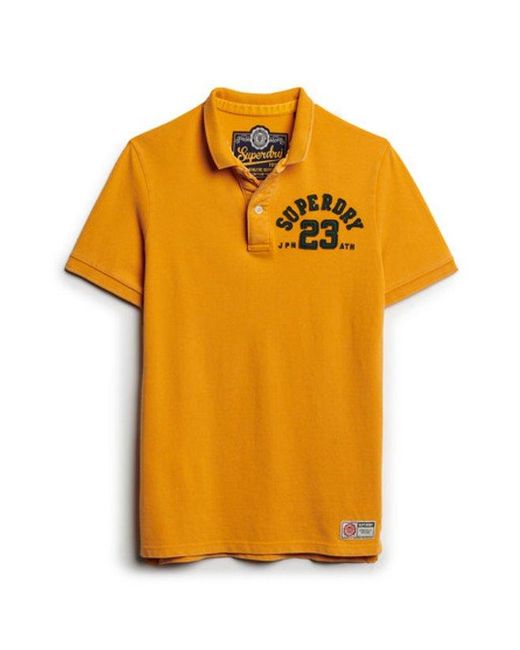 Superdry Orange & Co Vintage Athletic Polo Shirt for men