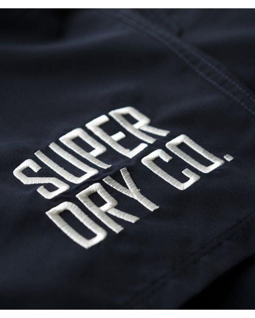 Superdry Red & Co Nautical Logo 17-inch Swim Shorts for men