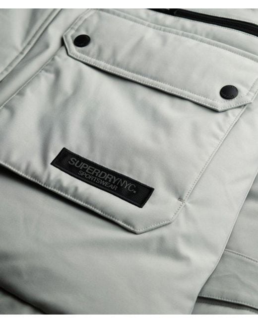 Superdry Gray City Padded Parka Jacket