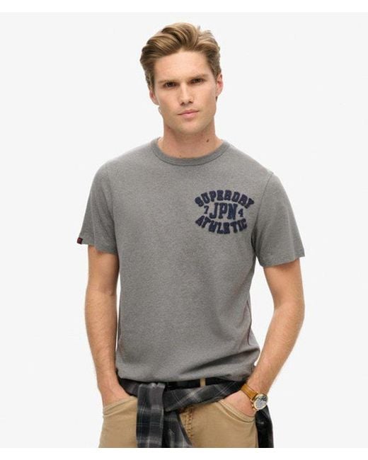 Superdry Gray & Co Vintage Athletic Short Sleeve T-shirt for men