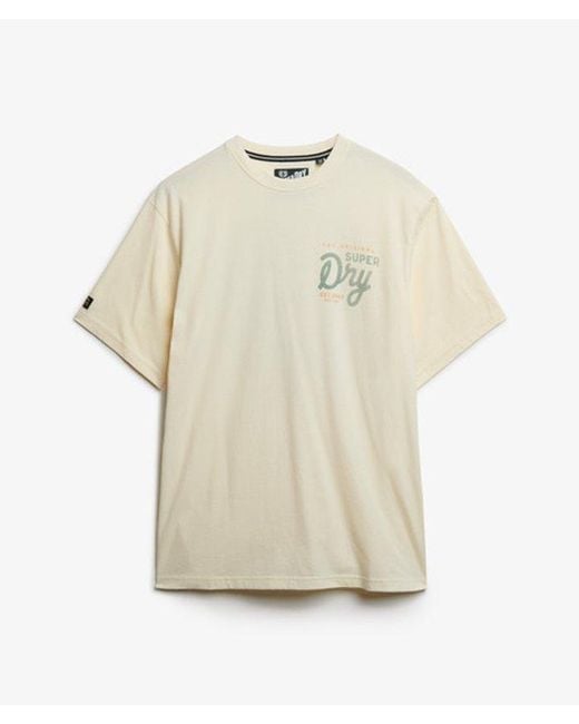 Superdry White & Co Tap Room Oversized T-shirt for men