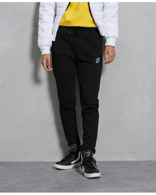superdry black joggers