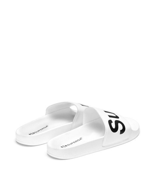 1908 Slides Polysoft di Superga in White