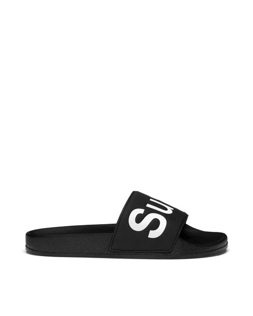 1908 Slides Polysoft di Superga in Black