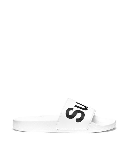 1908 Slides Polysoft di Superga in White