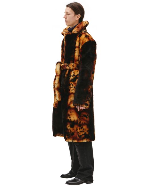 sheepskin duster coat