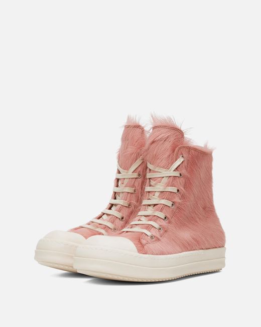 Rick Owens Long Hair Ramones in Pink 