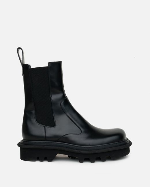 Dries Van Noten Rubber Platform Boot in Black for Men | Lyst UK