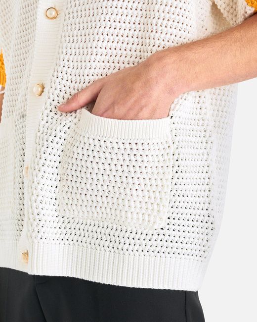 CASABLANCA Faux Crochet Shirt for Men | Lyst