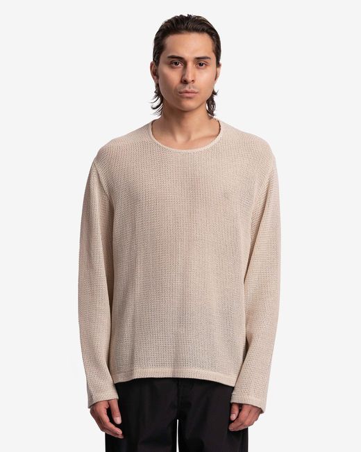 Our Legacy Double Lock U-neck in Natural for Men | Lyst