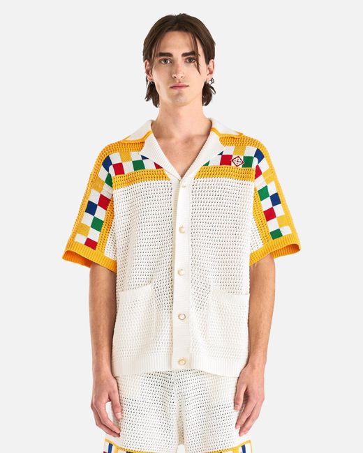 CASABLANCA Faux Crochet Shirt for Men | Lyst UK