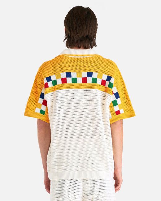 CASABLANCA Faux Crochet Shirt for Men | Lyst