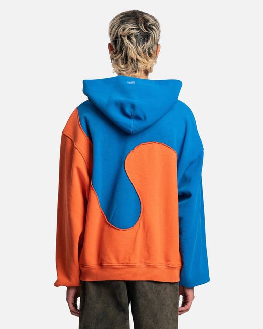 特別訳あり特価】【特別訳あり特価】ERL SWIRL HOODIE Lサイズ