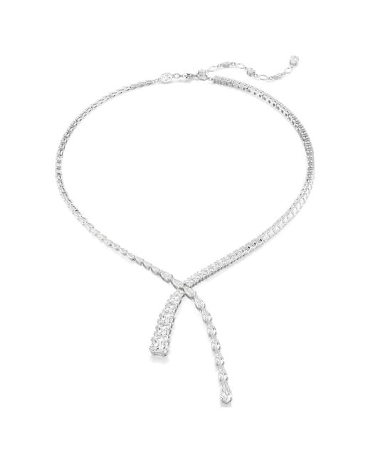 Swarovski Metallic Matrix Y Necklace