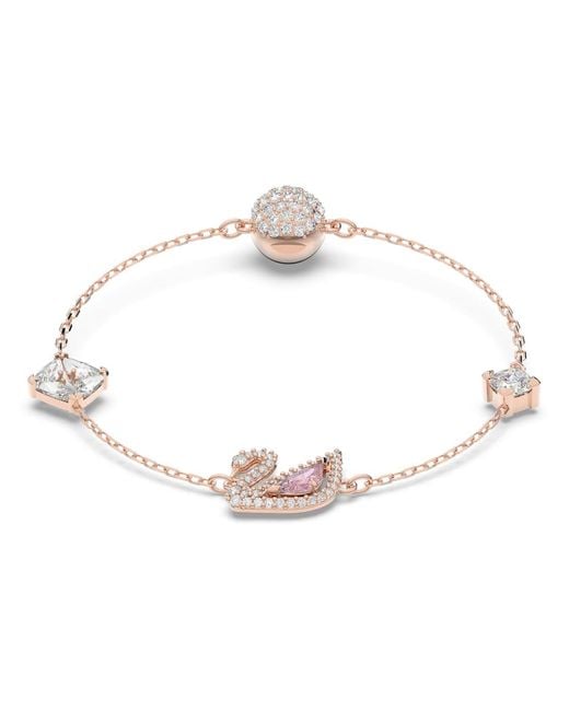 Swarovski Metallic Dazzling Swan Collection Bracelet