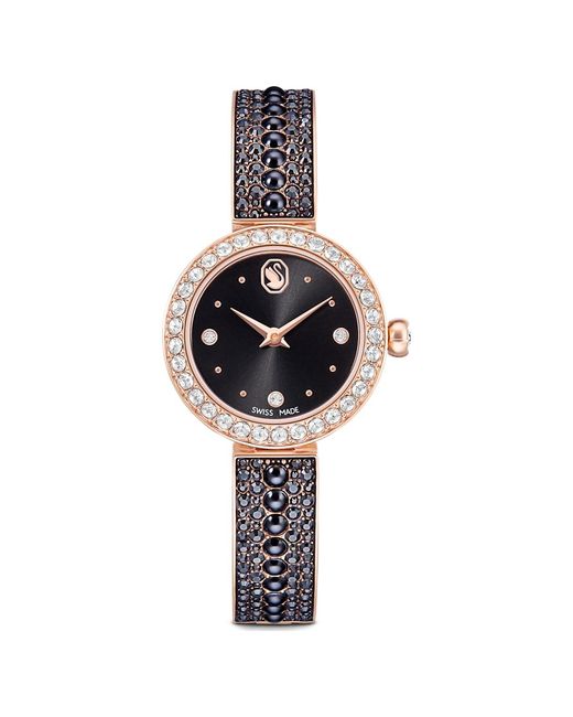 Swarovski Metallic Matrix Pearl Bangle Watch