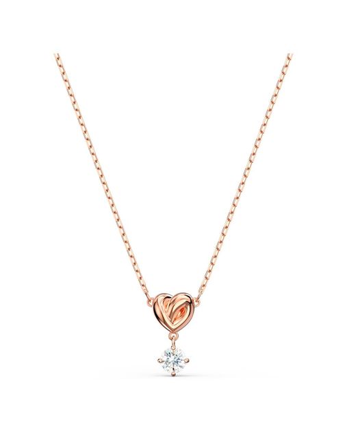 Swarovski Metallic Lifelong Heart Pendant