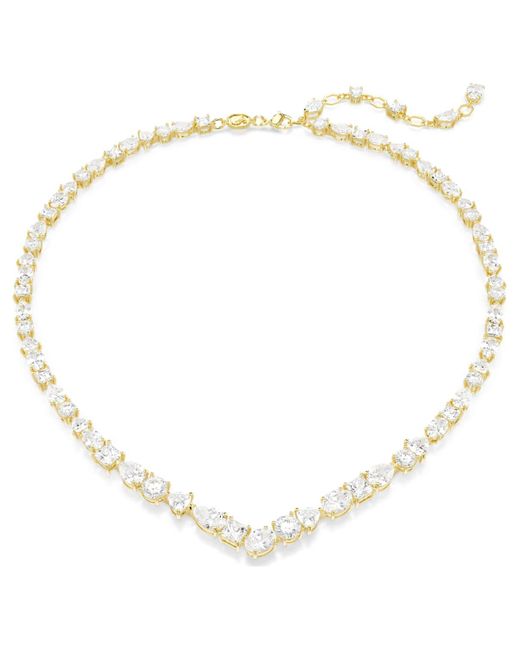 Swarovski Metallic Mesmera halskette, verschiedene schliffe
