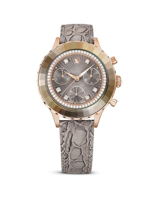 Swarovski Metallic Octea Chrono Watch