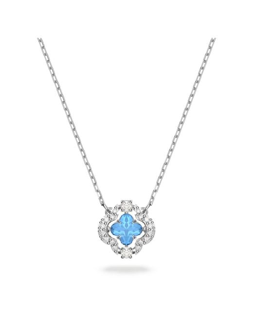 Swarovski Blue Sparkling Dance Necklace
