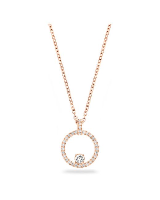 Swarovski Metallic Creativity Pendant, Rhodium Plated