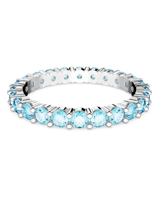 Swarovski Blue Matrix Ring