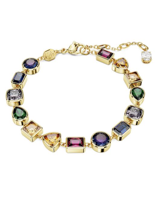 Swarovski Metallic Imber Bracelet, Mixed Cuts, 18K Finish