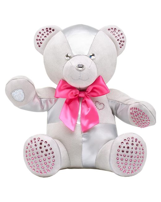 Oggetti da collezione build-a-bear birthstone bear, con cristalli ®, orsetto, ottobre di Swarovski in Pink